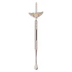 Wings Stainless Steel Dabber Stick With Sharp Point And Scooper - STICK