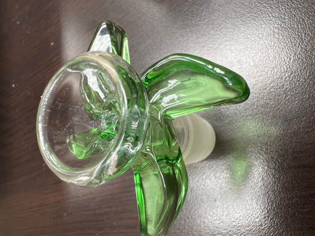 Whirl Wind Bowl piece 14mm - Blue, Green or Clear