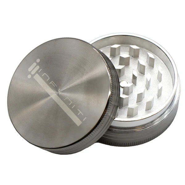 Grinder:Zinc,dia:56mm,2parts,blknickle