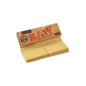 Cigarette Paper.Raw Single Wide Single Window box/50