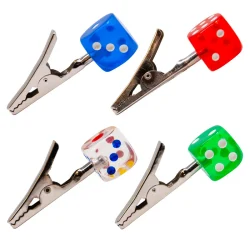 Colored Dice Roach Clips - CLIPS
