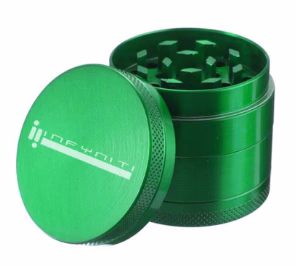 Grinder:Zinc,dia:63mm,4parts,green
