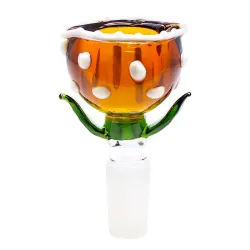 GLASS BORNEO PLANT BOWL 14MM - BOWL
