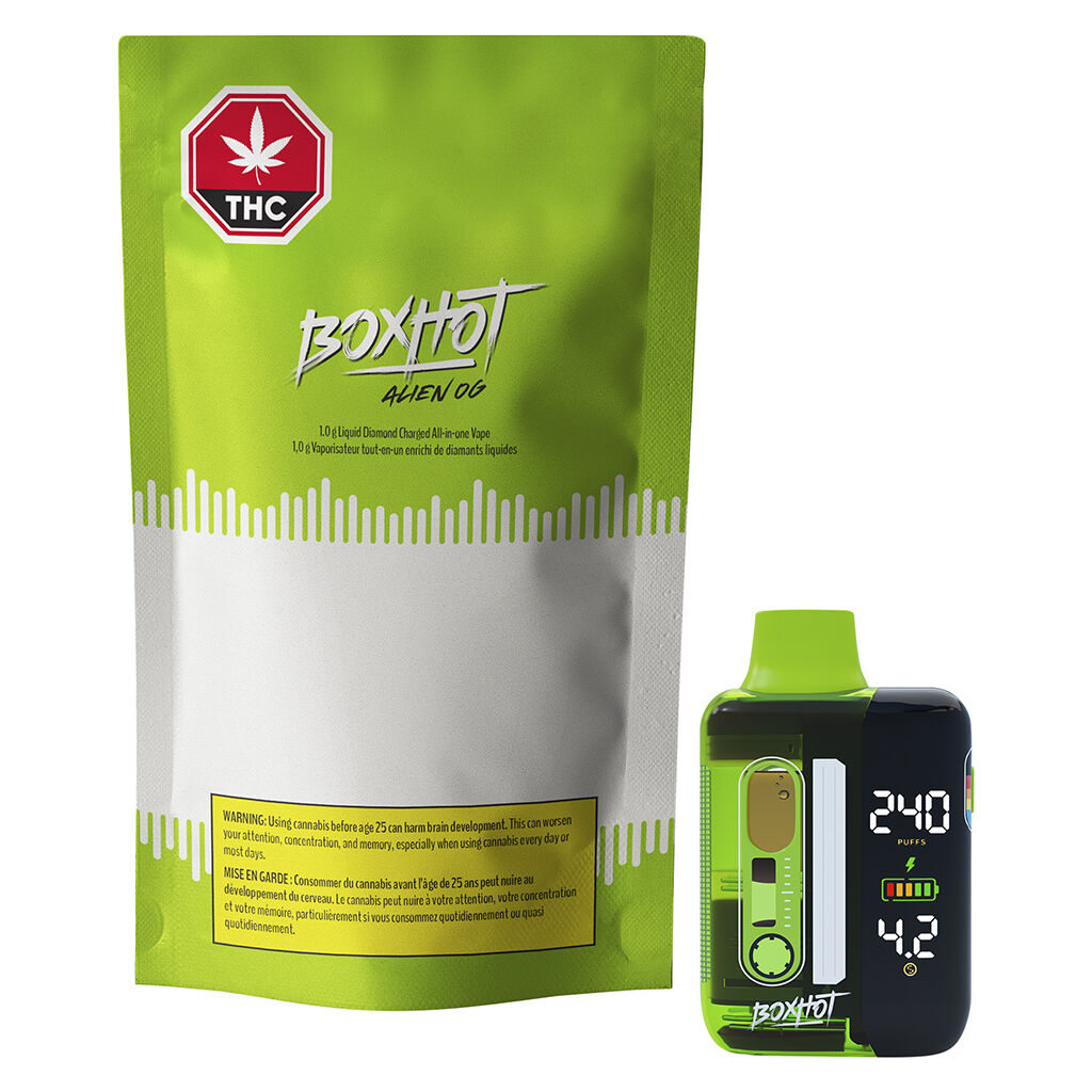 BOXHOT Highlighters - Alien OG All-in-One Disposable Pen - 1g