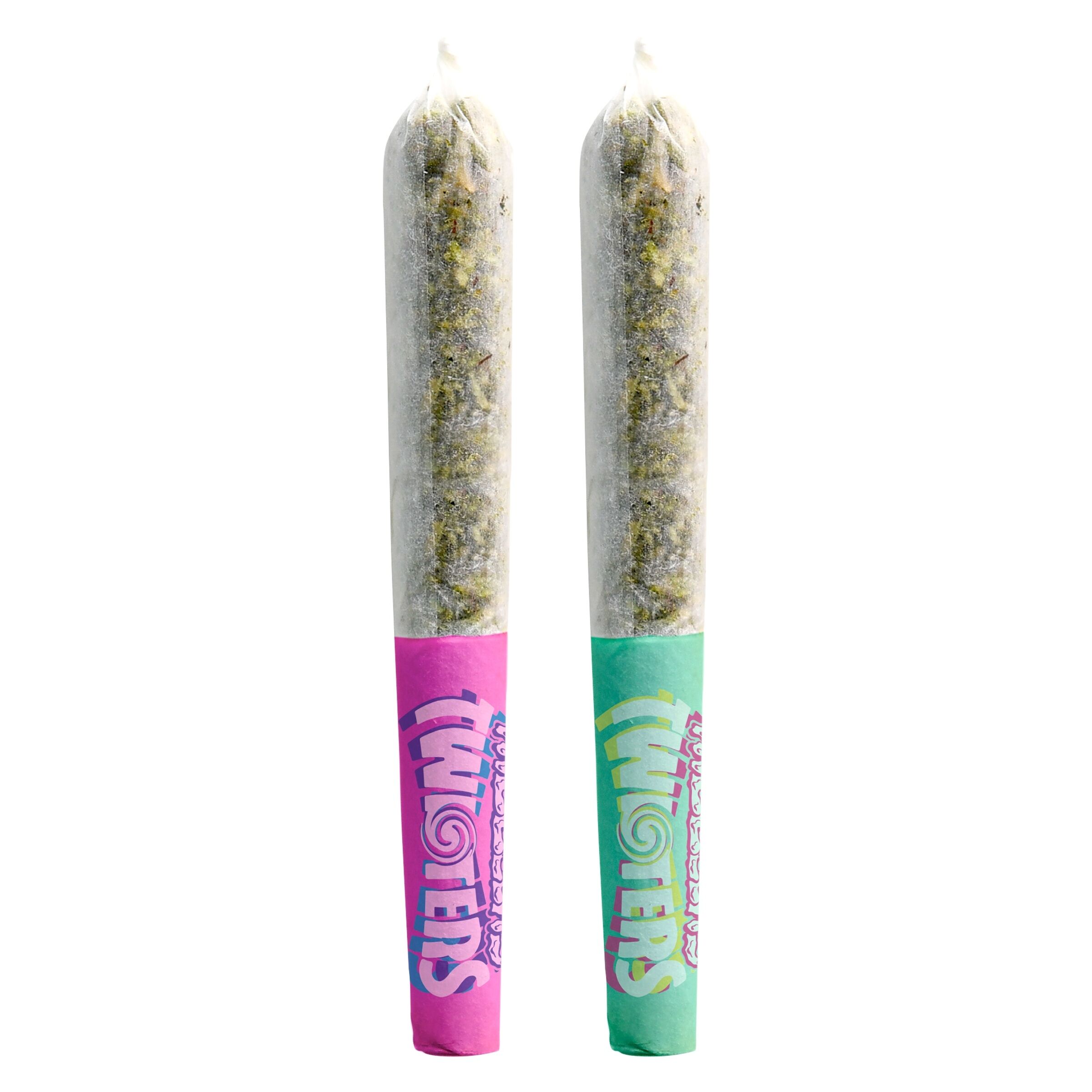 Rizzlers - Twisters - Tropicoco & Watermelon Razzler Infused Pre-Roll - 2x0.5g