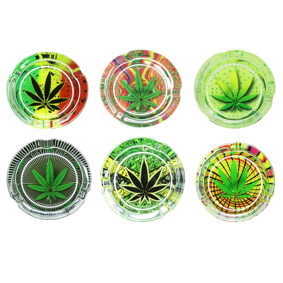 Glass Leaf Series 2 , 6/Tray