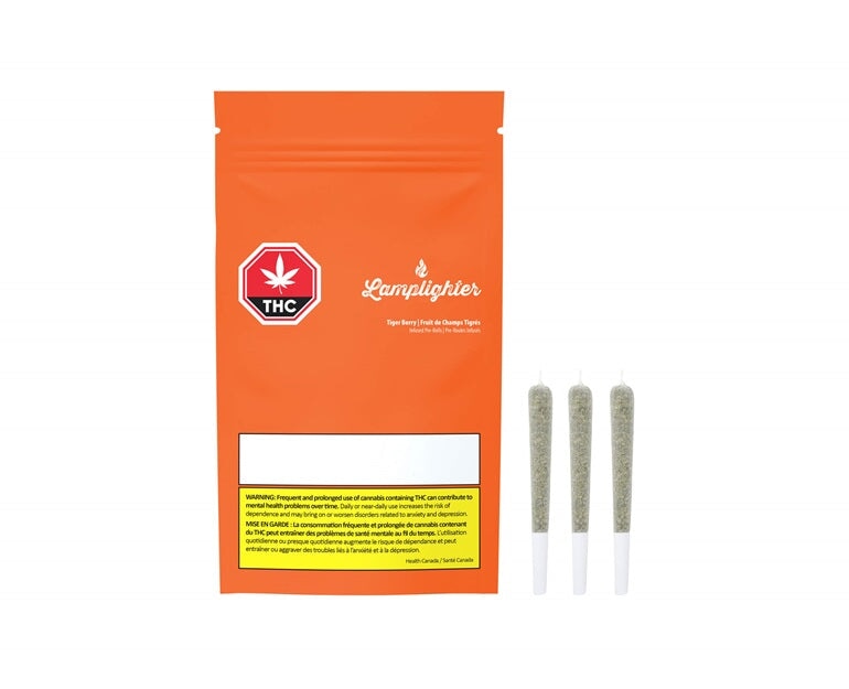 Lamplighter - Tiger Berry Infused Pre-Roll - 3x0.5g