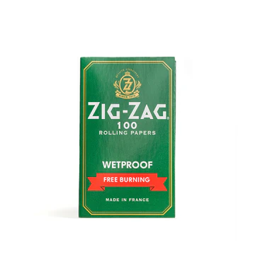 Cig.Paper:Zig Zag Green,Single Wide 25/box