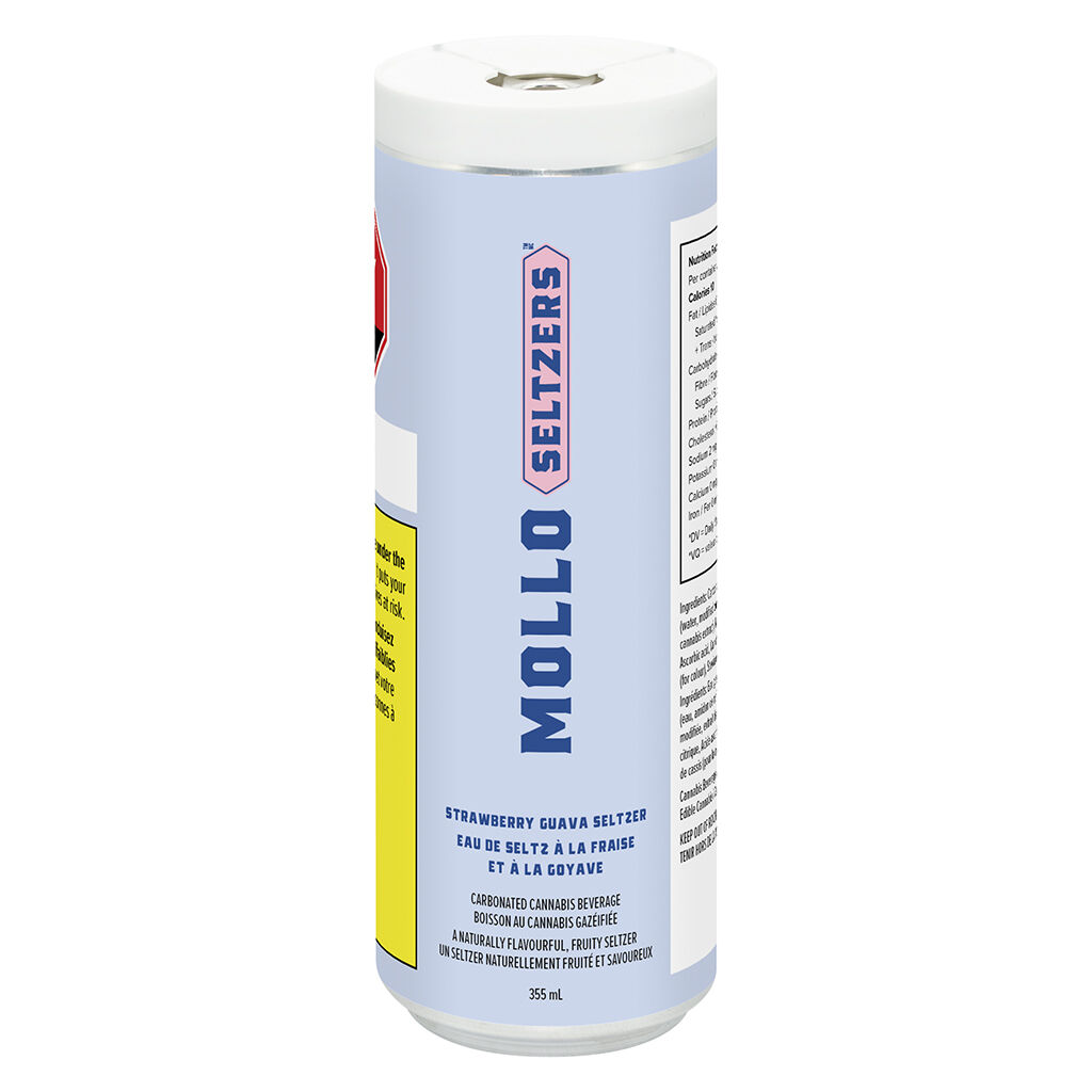 Mollo - Strawberry Guava Seltzer - 355ml