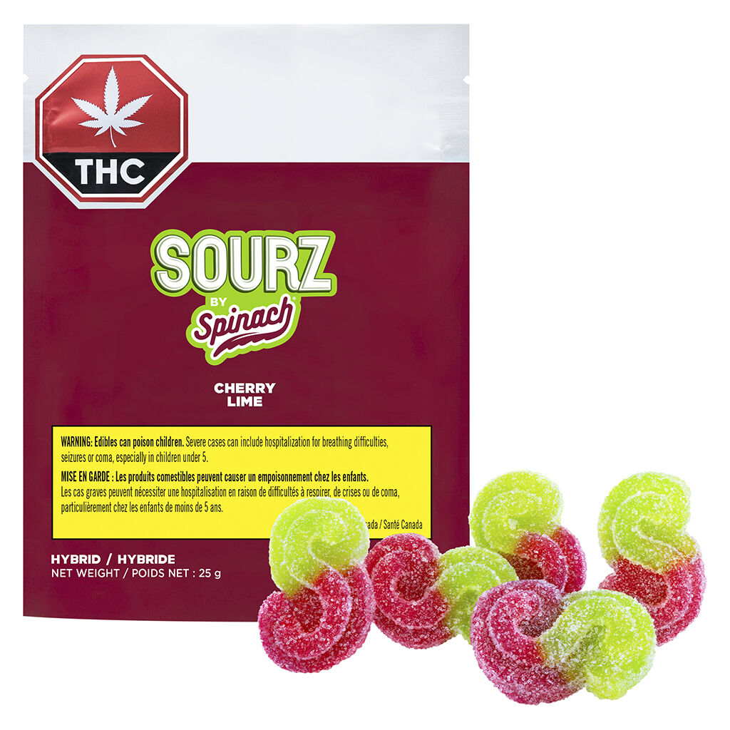 SOURZ by Spinach - SOURZ by Spinach - Cherry Lime - 5 Pack